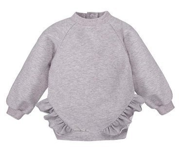 Bluza dresowa "SIMPLY COMFY" Ewa Klucze- szary melanż