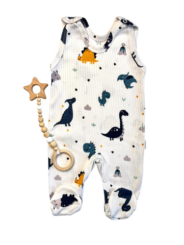 Mamatti SC15530 – śpiochy niemowlęce z motywem dinozaurów, bawełniane