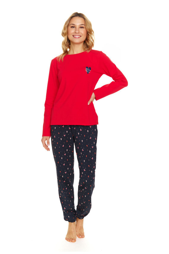 7130 Piżama Damska Doctor Nap - hearts