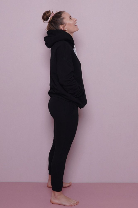 MI° hoodie Misimi bluza z kapturem - granat