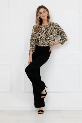 Bluzka damska Kenia Italian Fashion panterka wiskoza 3/4 rękaw