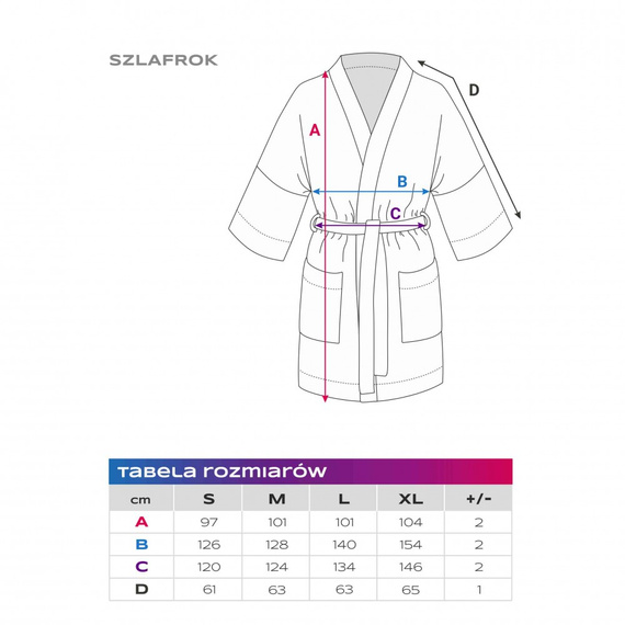 Oliwia Szlafrok bawełniany Eevi- szary
