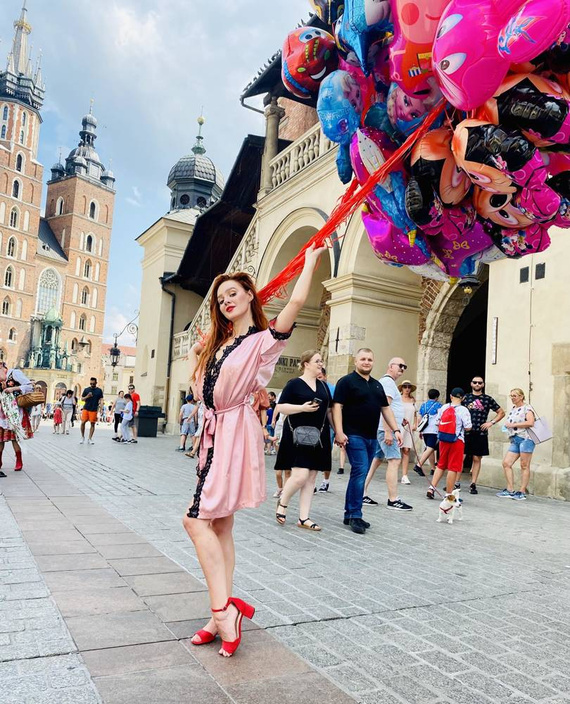 929 Kleoree Szlafrok damski De Lafense - różowy