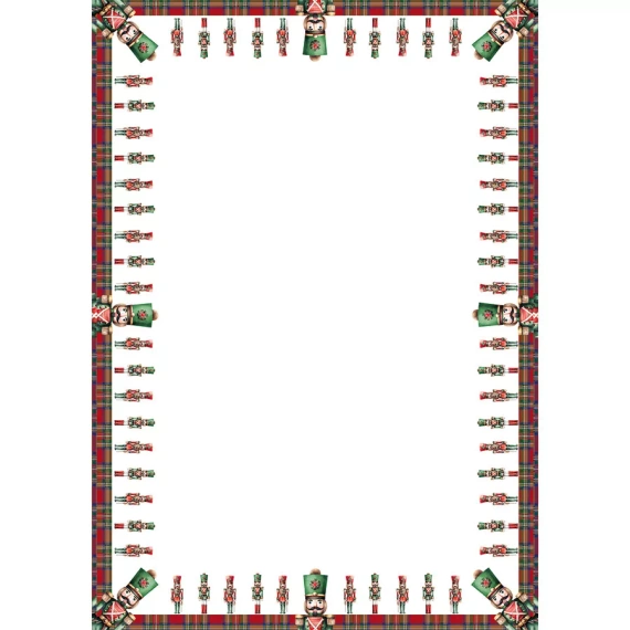 PBN279 Dziadki do orzechów Obrus świąteczny Markizeta