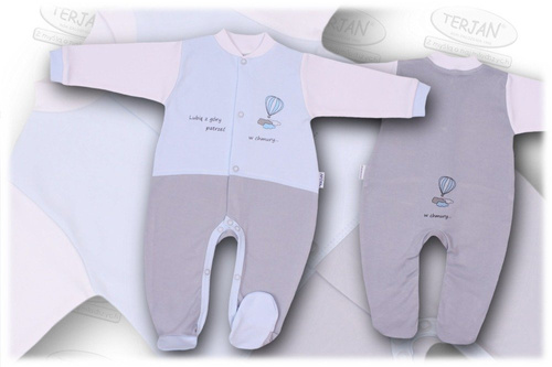 Pajac "BALONIK" różowy Terjan