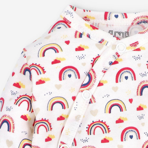 ABK-0019/TEC Tęcza Komplet niemowlęcy z bawełny organicznej Nini