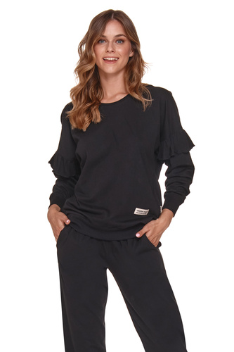 4351 Piżama Damska Doctor Nap - black