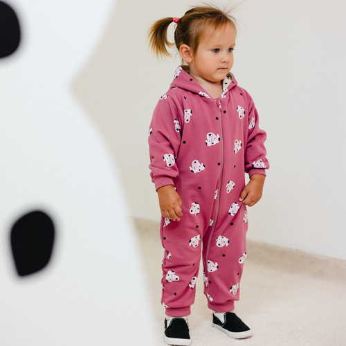 Dogs & Spots  Eevi Dresowy Pajac z kapturem