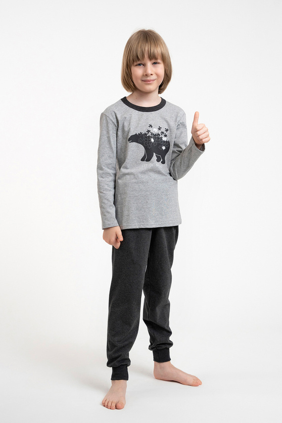 Morten Italian Fashion Piżama dziecięca melanż/c.melanż