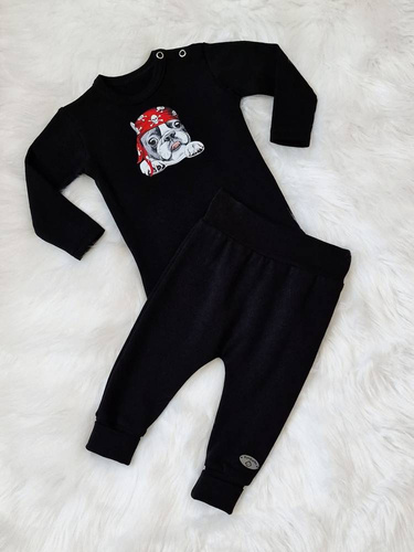 Pirat Bambarillo Body z długim rękawem czarny