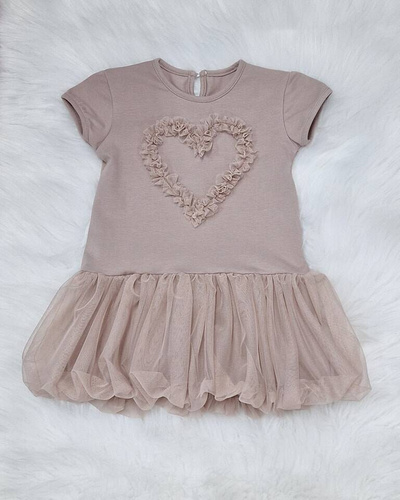 Angell II Bamabrillo Sukienka dziewczęca pudrowy róż