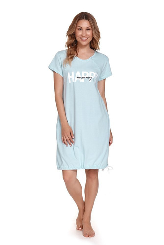 9504 Koszula Nocna do karmienia Doctor Nap - pool blue