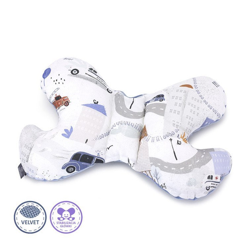 Poduszka Motylek Woodland Velvet - Makaszka