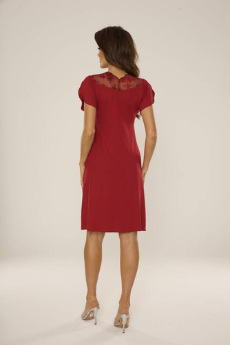 754 Lilian Koszulka nocna De Lafense - bordowy