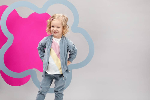 Romantic Pinokio Bluza dziewczęca - niebieski