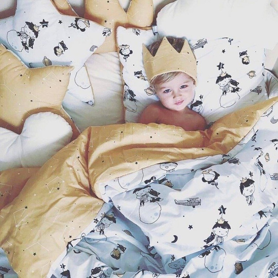 Pościel z wypełnieniem Paprocie - Makaszka