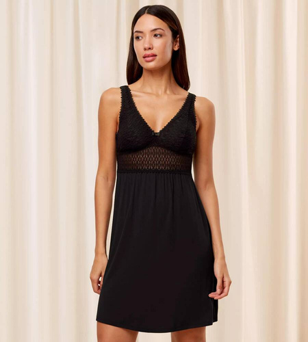 Koszula nocna Aura Spotlight NDK 01 X Triumph - black