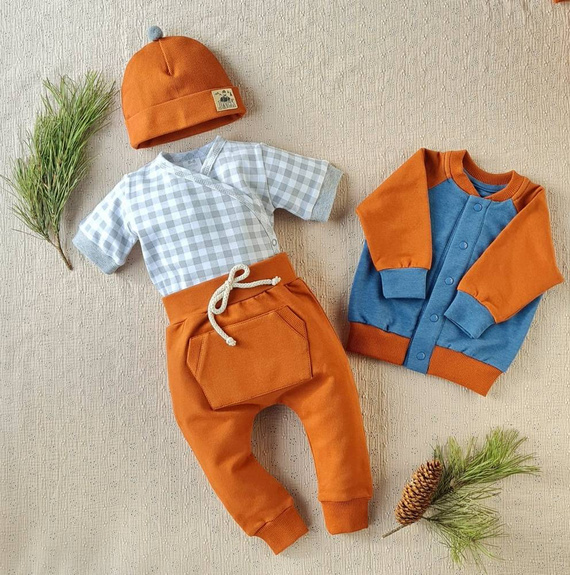 Spodnie eleganckie 2810 Jack Marija - brązowy