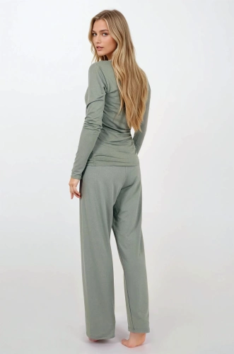 Emerald Dreams Piżama damska Momenti Per Me green