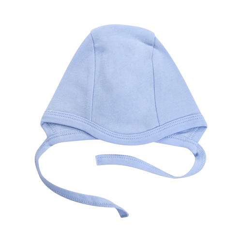 CKB008 Basic Mamatti Czapka wiązana - niebieski