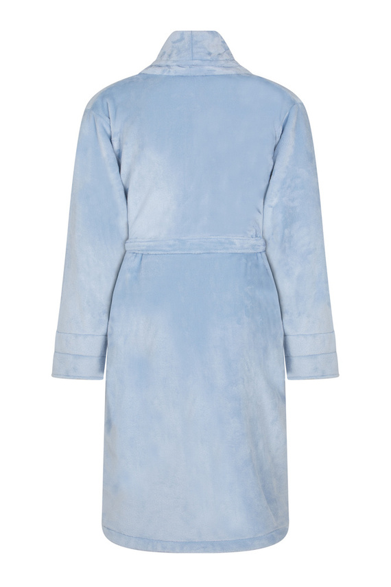 Elen Szlafrok damski polarowy ByShelly - błękitny