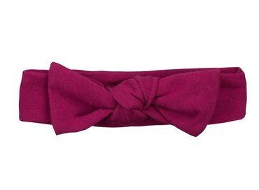 Opaska z kokardką SIMPLY COMFY - bordo 