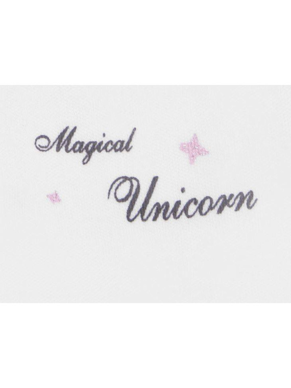 "Unicorn" Terjan Pajac bawełniany - biały
