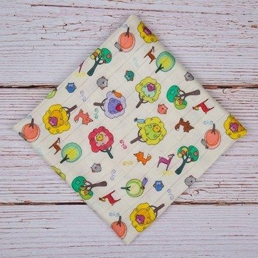 KU 201  Pieluszki Bamboo bambusowa 30X35 ATK - mix kolorów