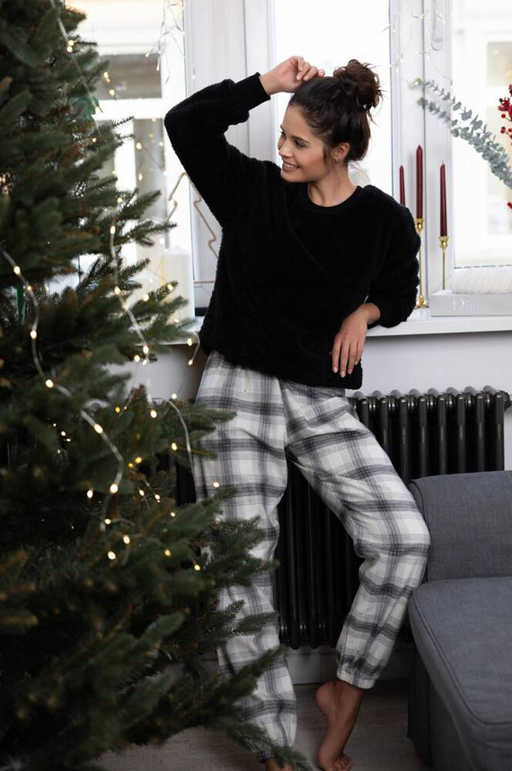 Meredith Piżama damska Sensis -czarny