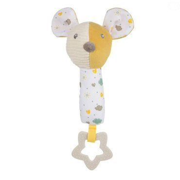 CA77/205 Mouse Canpol Babies Pluszowa zabawka z gryzakiem