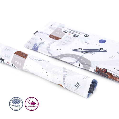 Osłonka na pałąk wózka Sawanna Velvet Makaszka