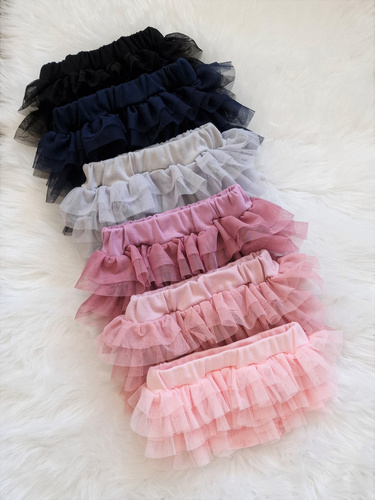 Bloomers Bambarillo ze spódniczką tiulową przydymiony róż