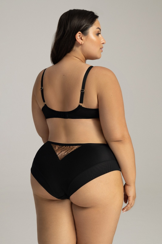 2143 Figi Damskie AVA- czarny