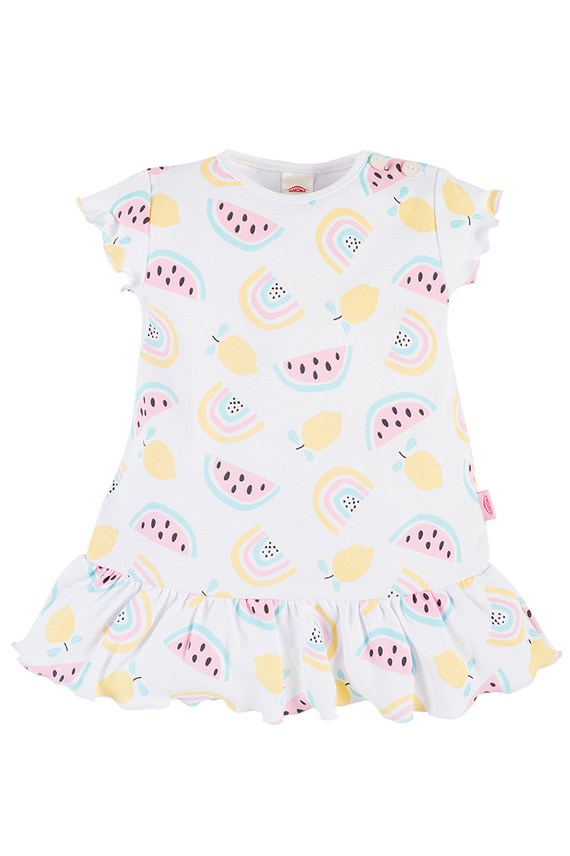 "Fruit Party" Makoma Sukienka z falbanką