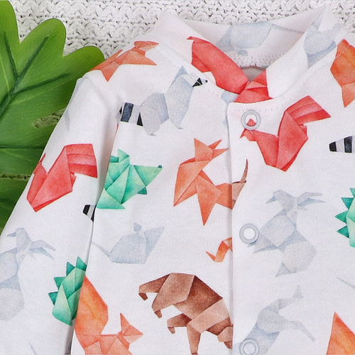 ABN-5386 Fun Origami Pajacyk z bawełny organicznej Nini druk