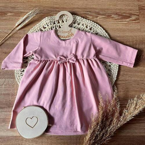 SU052 Mamatti Sukienka z długim rękawem