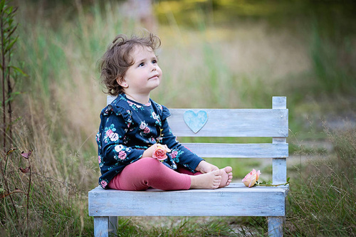 "Rose Bonica" Makoma legginsy ciemny róż 