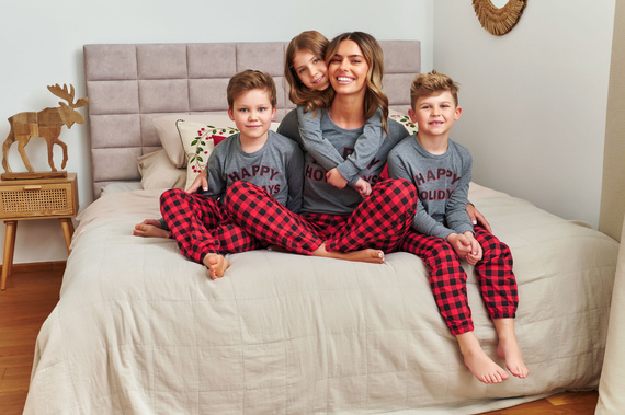 Piżama damska 7343 Dark Grey Doctor Nap – bawełna 100%