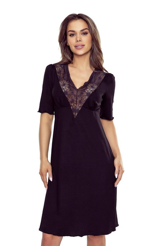 Flor  Koszula damska First Lady  Eldar -czarny