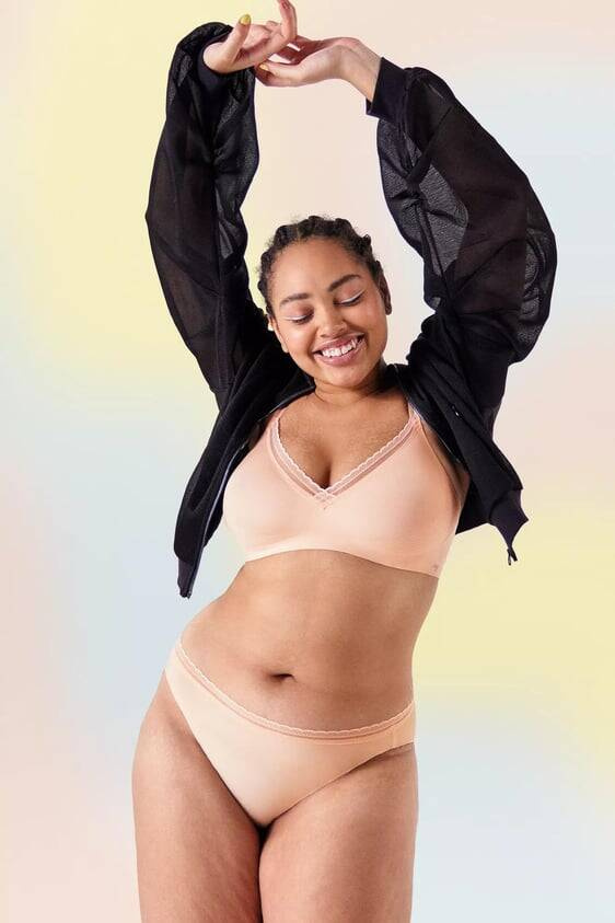 Body Adapt Twist High leg Figi Damskie Sloggi - powder orange