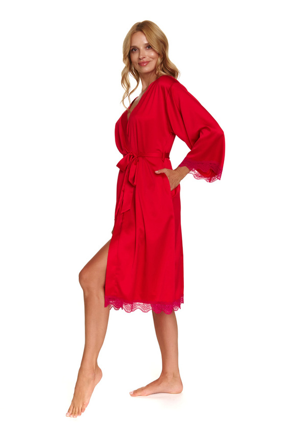 SWW.5173 Szlafrok damska Doctor Nap - scarlett