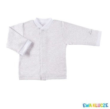 Kaftanik bawełniany dla dziewczynki "TRUE LOVE" Ewa Klucze szary