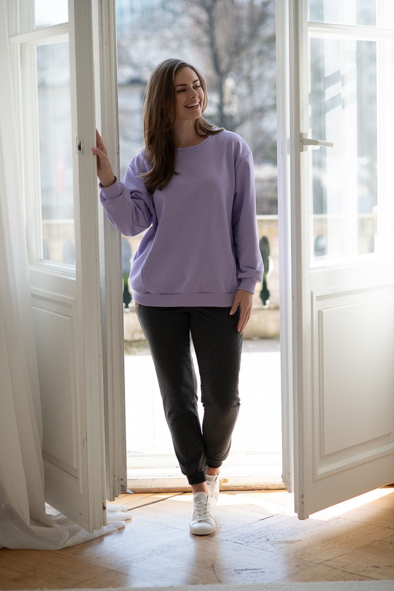 Milk Please Milk&Love bluza do karmienia liliowy