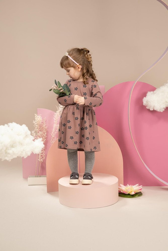 Happiness Pinokio Sukienka z nadrukiem - ciemny róż/druk 