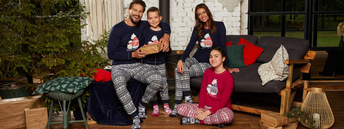 Arktyka Piżama Męska Italian Fashion - granatowy