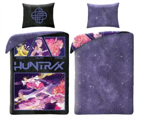 Pościel K-POP Demon Hunters 04 Halantex 140x200 mikrofibra + 70x90