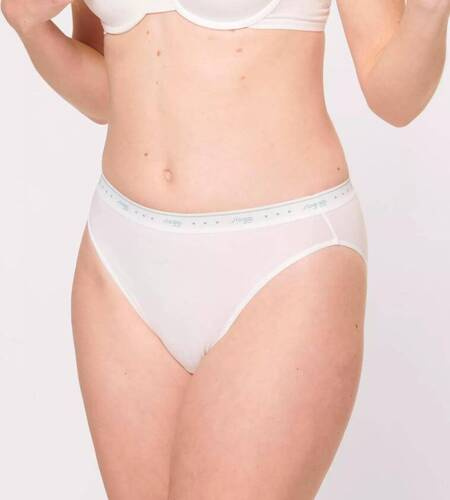 24/7 100 Tai 10198073 Figi Damskie Sloggi - white