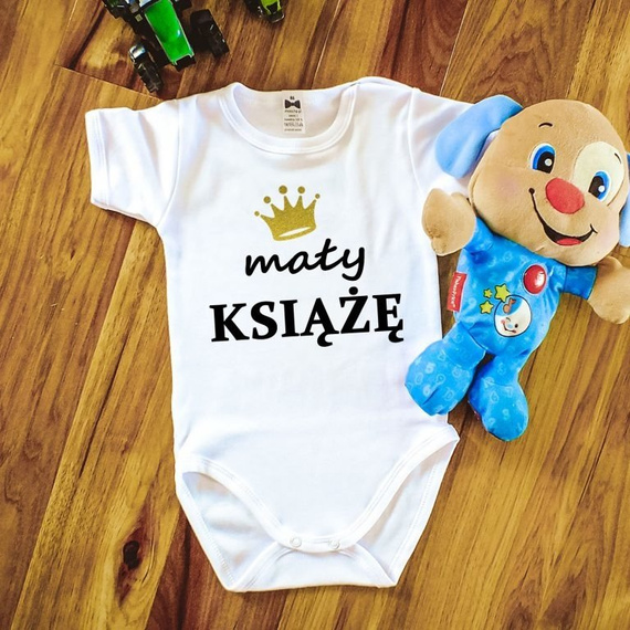 Body krótki rękaw "Mały Książe" Moocha czarne