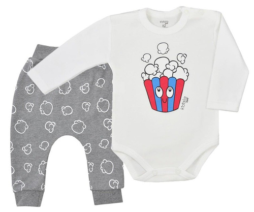 Body+ spodenki "YUMMY" Koala- biały