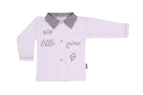Kaftanik bawełniany "LITTLE PRINCE" Terjan szary